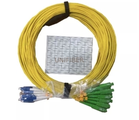 12 / 24 / 48 Core Customized Pre Terminated Multi Fiber Cable LC/UPC SC/APC PVC LSZh Jacket
