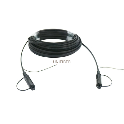 SST Toneable OptiTap SC/APC Flat Drop Cable Fiber Cable Assembly With Pulling Eye