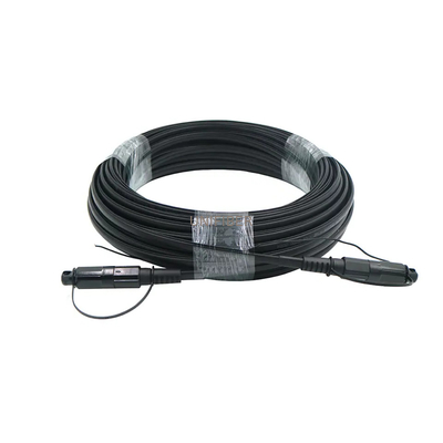 SST Toneable OptiTap SC/APC Flat Drop Cable Fiber Cable Assembly With Pulling Eye