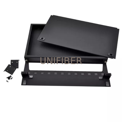 96 Ports MPO MTP Fiber Optic Patch Panel With 4x24F Cassette Modules