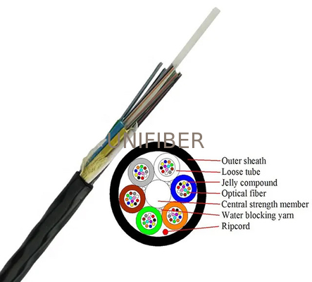 G652D Micro Duct Air Blown Fiber Optic Cable 12 24 48 96 144 Core