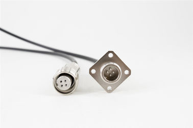Plug And Socket To LC Custom Fiber Optic Cable Assemblies 4 Core Waterproof ODC Connector