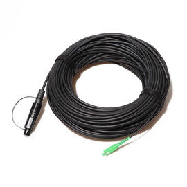 SC/APC To SC/APC Fiber Cable Assembly FTTH Pre Connectorized Drop Cable Patch Cords