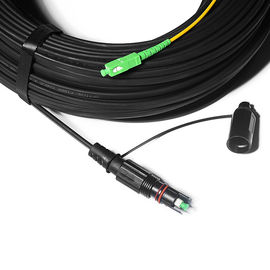 SC/APC To SC/APC Fiber Cable Assembly FTTH Pre Connectorized Drop Cable Patch Cords