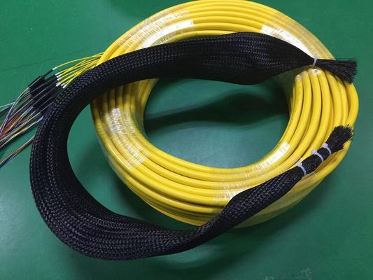 LC UPC 144f Pre Terminated Multi Fiber Cables OFNR Jacket