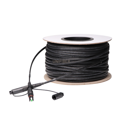 FTTH Outdoor Flat Drop Cable Patch Cord IP68 OptiTap To SC Pre-Connectorized