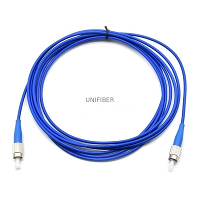 Rodent Resistant Armored Fiber Optic Patch Cord Single Mode Simplex 3.0mm FC/UPC-FC/UPC